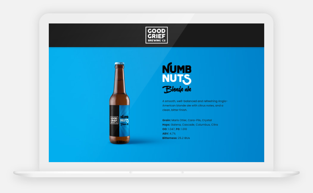 Good Grief Brewing Co. website